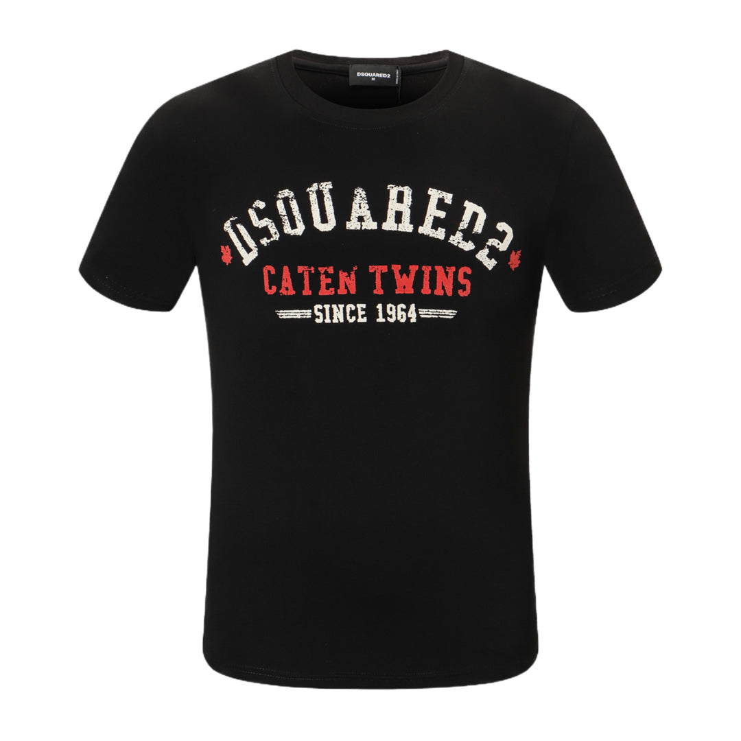 Dsquared2 Logo Black/White Cotton T-shirt