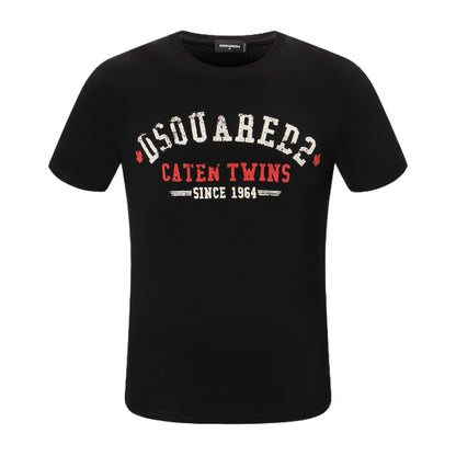 Dsquared2 Logo Black/White Cotton T-shirt