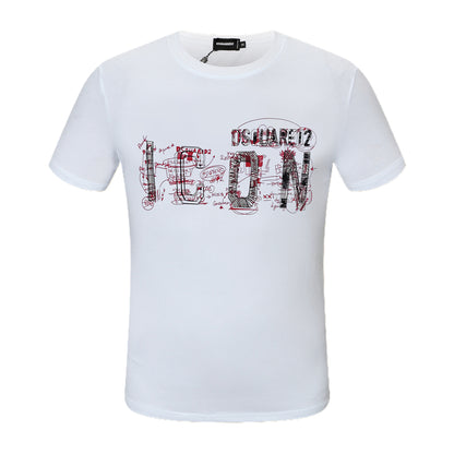 Dsquared2 ICON Graffiti Logo Cotton T-shirt