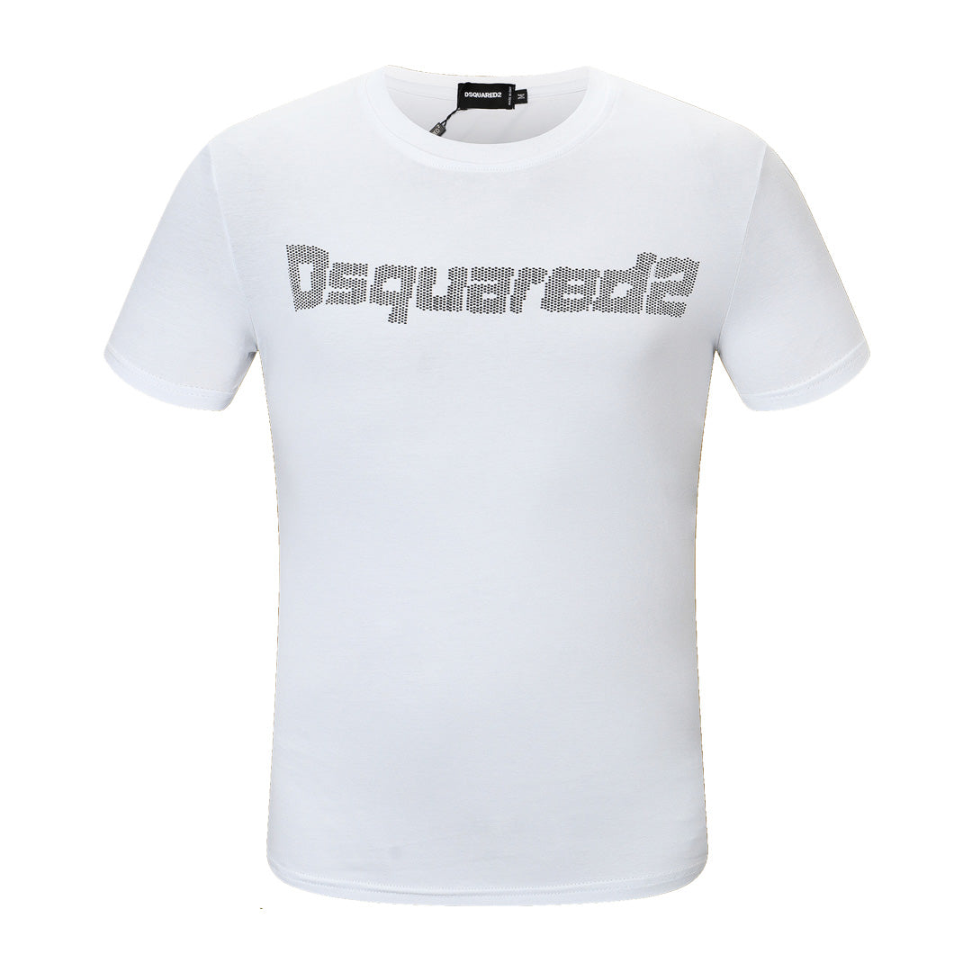 Dsquared2 Logo Black/White Cotton T-shirt