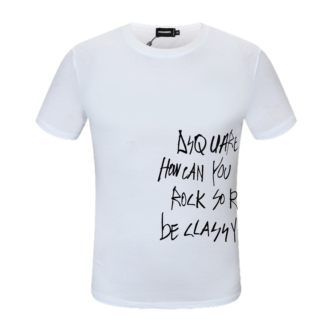 Dsquared2 Graffiti Black/White Cotton T-shirt