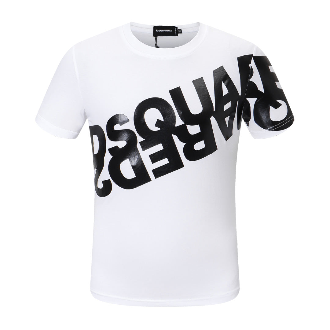 Dsquared2 Diagonal Logo Cotton T-shirt