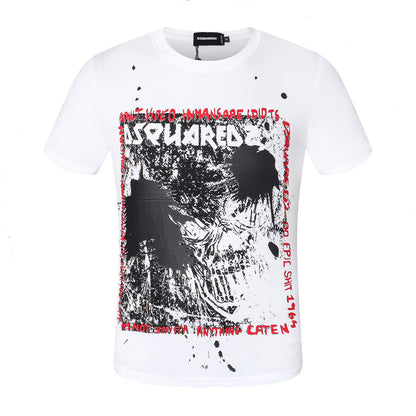Dsquared2 Demon Poster Cotton T-shirt