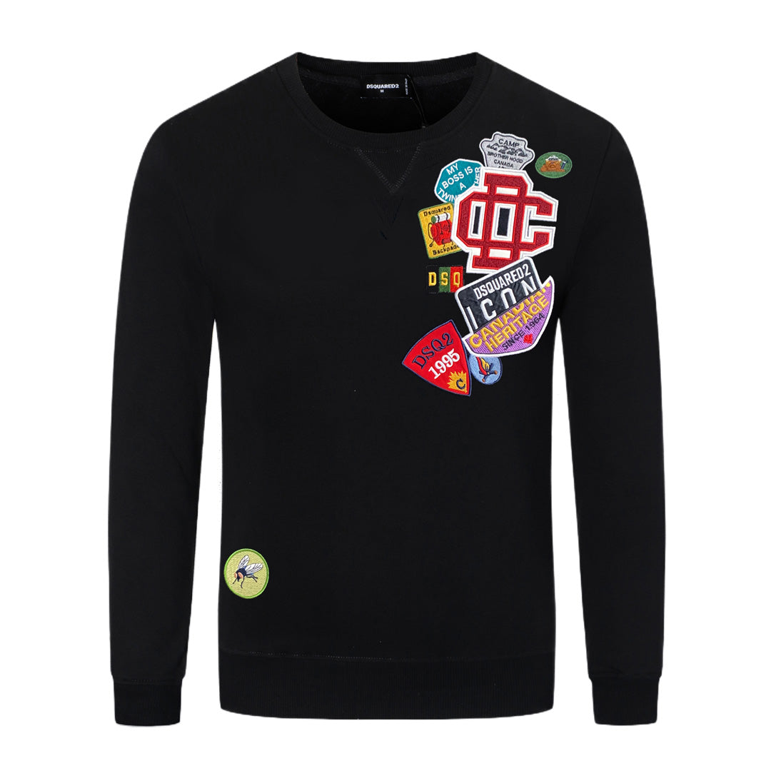 Dsquared2 Embroidery Stamp Cotton Sweatshirt