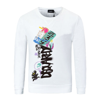Dsquared2 Graffiti Logo Cotton Sweatshirt