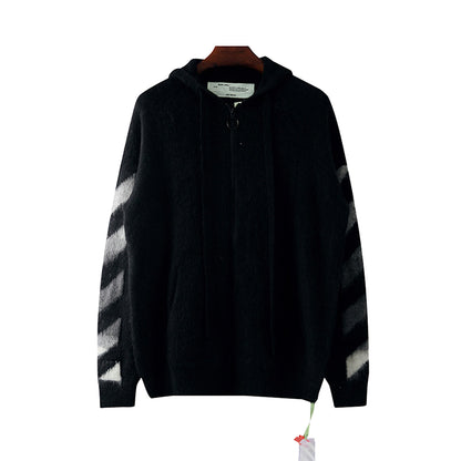 OFF Gradient Sweater Coat