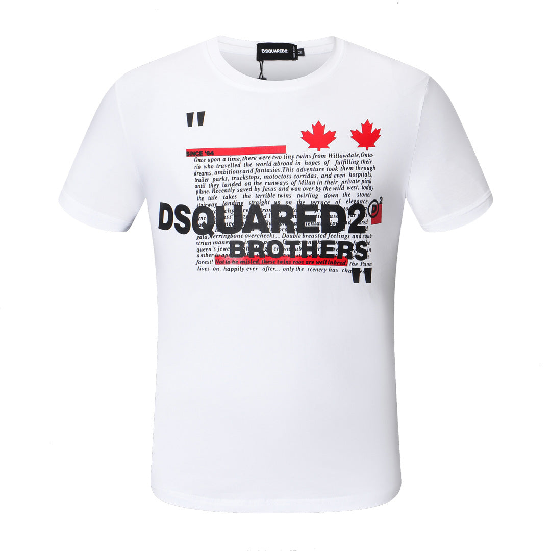 Dsquared2 Maple leaf Cotton T-shirt