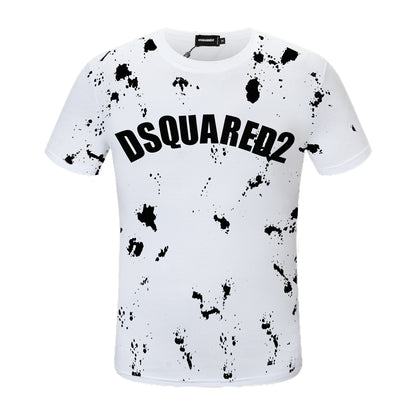 Dsquared2 Graffiti Paint Logo Cotton T-shirt