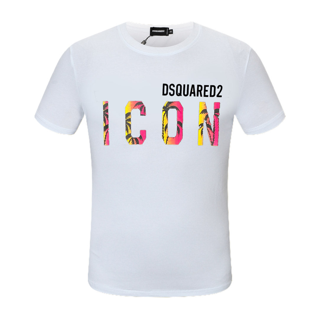 Dsquared2 Coconut Tree ICON Cotton T-shirt
