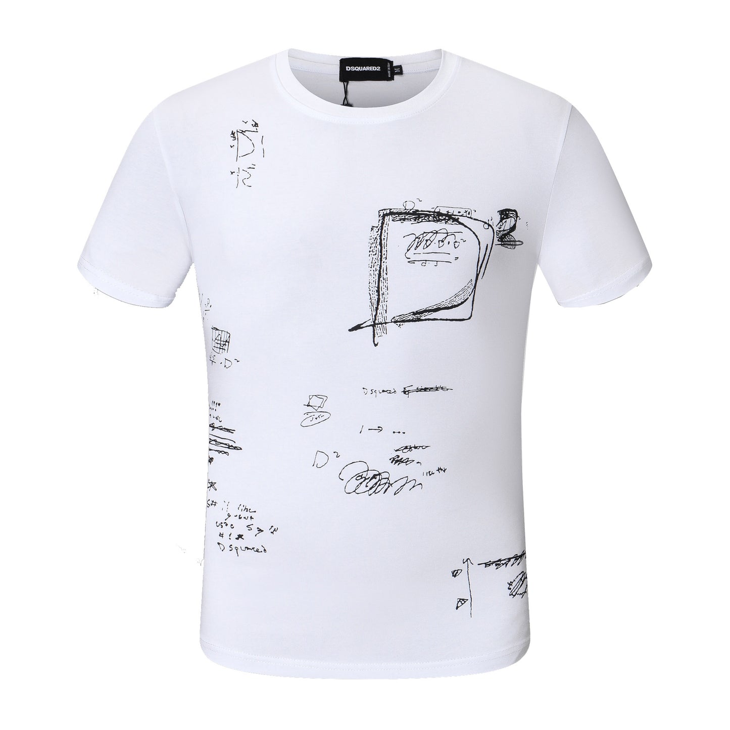 Dsquared2 Graffiti D2 Cotton T-shirt