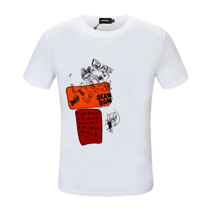 Dsquared2 Graffiti Print Cotton T-shirt
