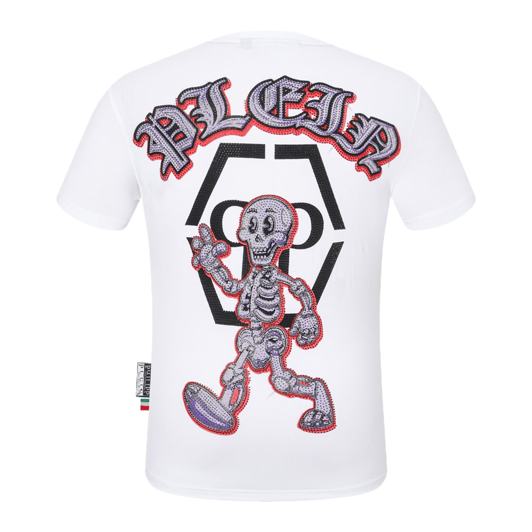 PP T-shirt Back Skull