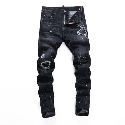 DSQ2 Jeans Black Ripped