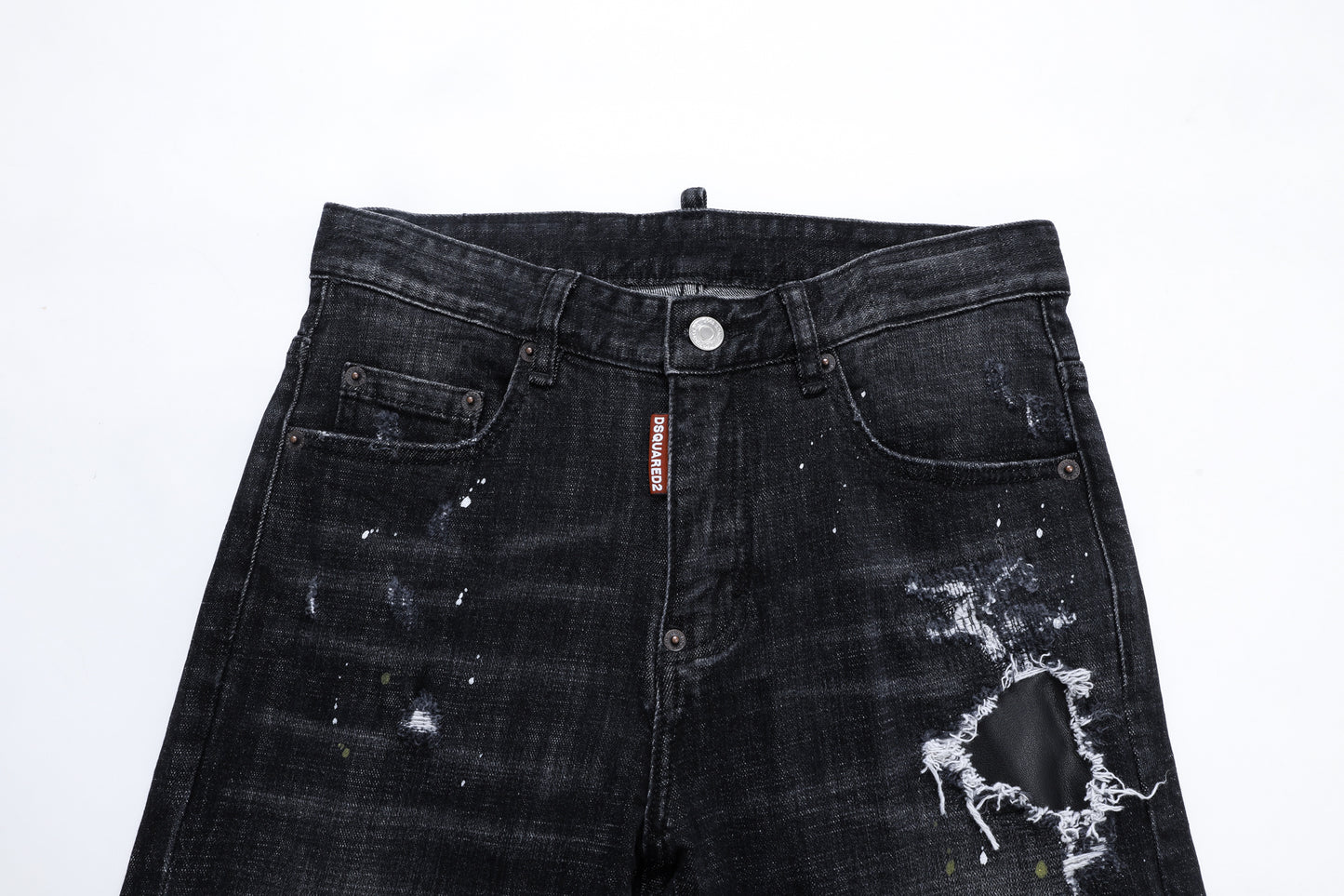DSQ2 Jeans Black Ripped