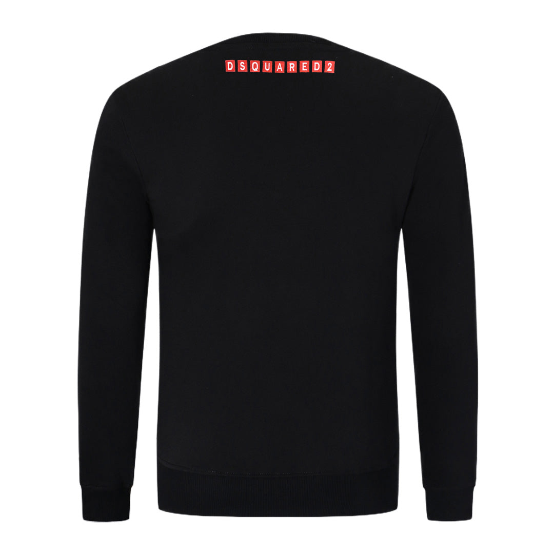 Dsquared2 Embroidery Stamp Cotton Sweatshirt