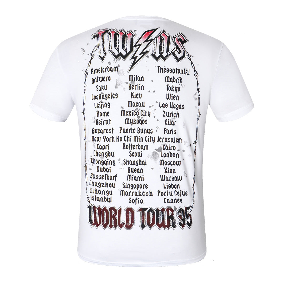 Dsquared2 Demon Poster Cotton T-shirt