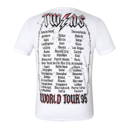 Dsquared2 Demon Poster Cotton T-shirt