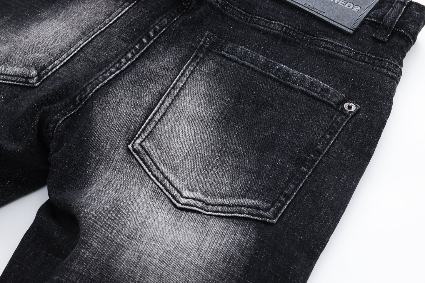 DSQ2 Jeans Black Ripped