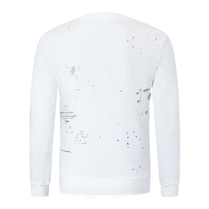 Dsquared2 Graffiti Poster Cotton Sweatshirt