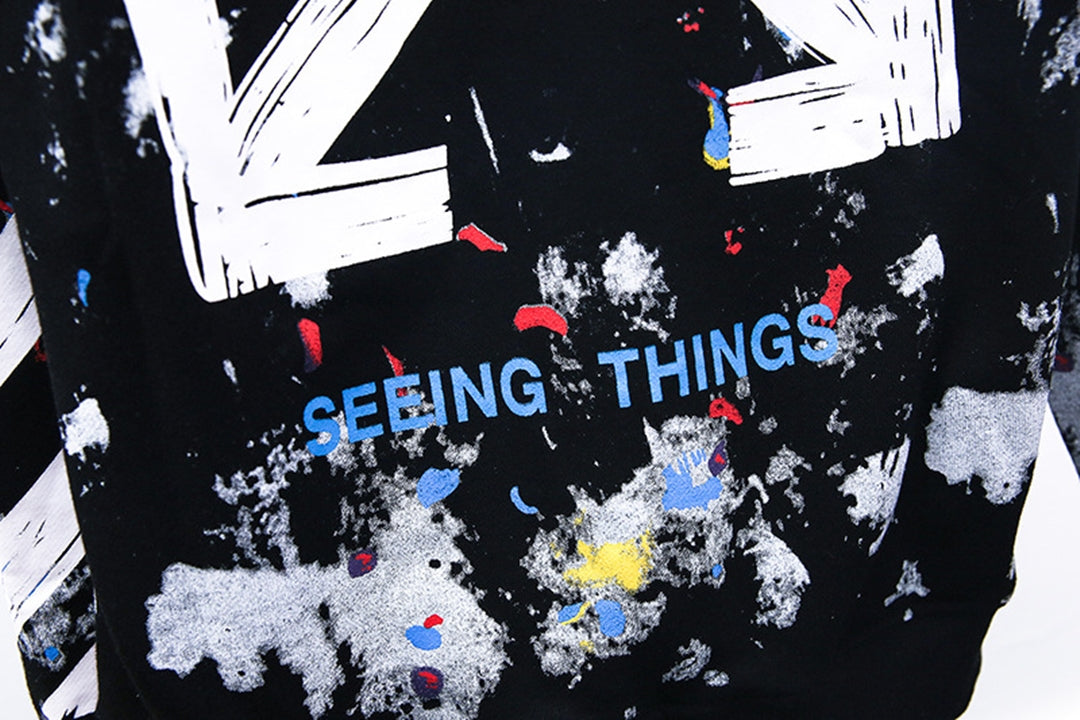 OFF Logo Print Hoodie