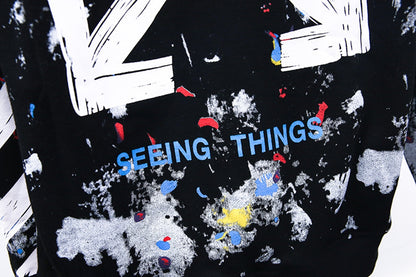 OFF Logo Print Hoodie