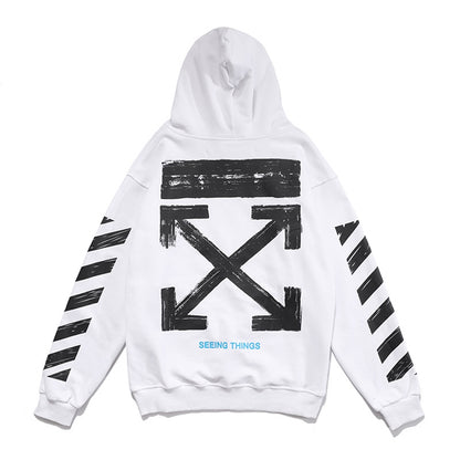 OFF Logo Print Hoodie