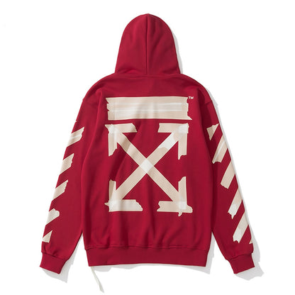 OFF Logo Print Hoodie