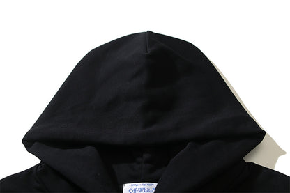 OFF Logo Print Hoodie