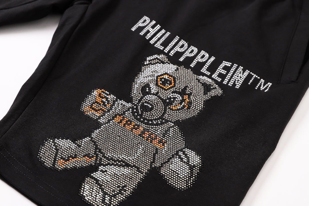 PP Bear T-shirt Shorts Suit