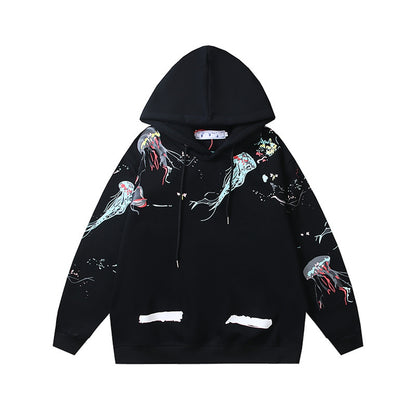 OFF Logo Print Hoodie