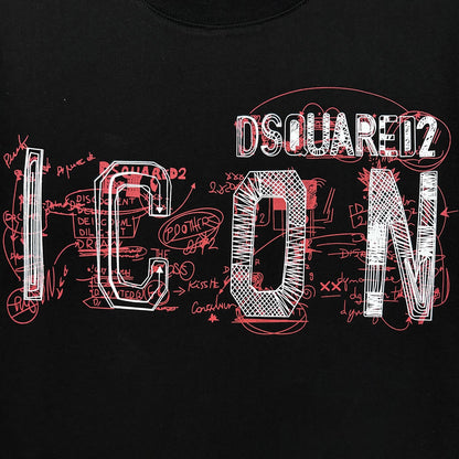 Dsquared2 ICON Graffiti Logo Cotton T-shirt