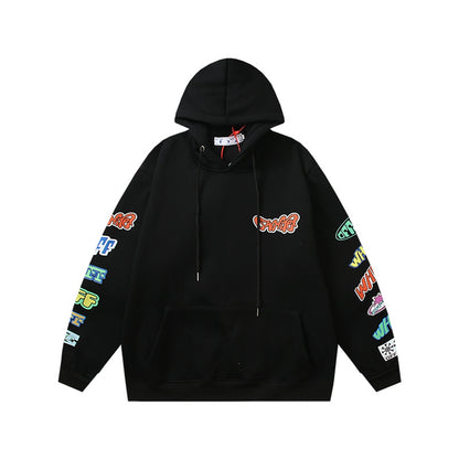 OFF Logo Print Hoodie