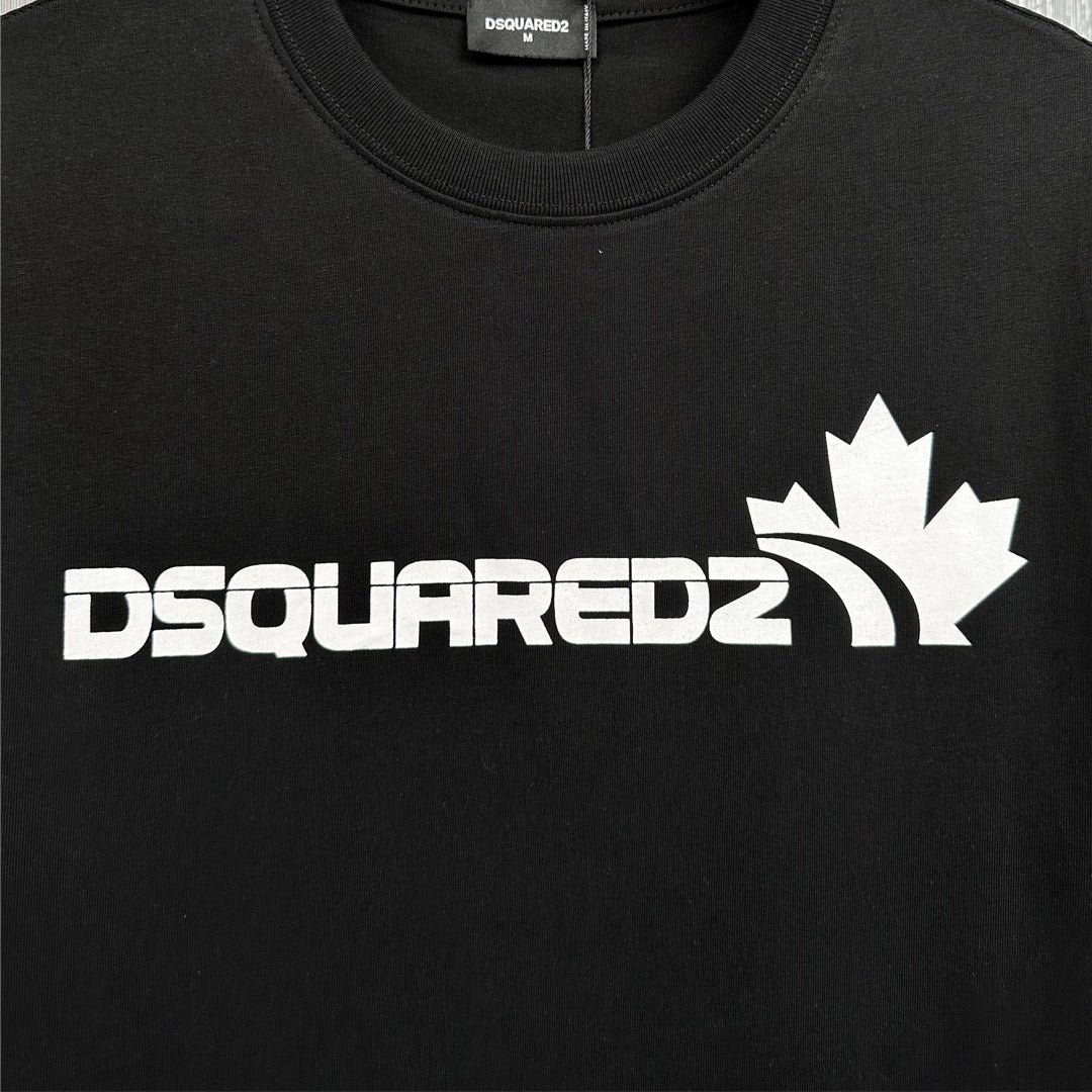 Dsquared2 Maple Leaf Logo Cotton T-shirt