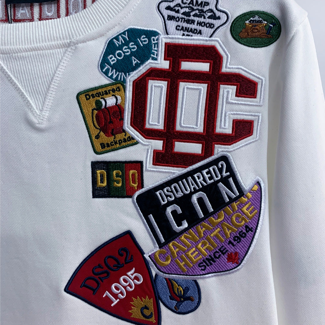 Dsquared2 Embroidery Stamp Cotton Sweatshirt