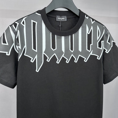 Dsquared2 Logo Shoulder Wrap Cotton T-shirt