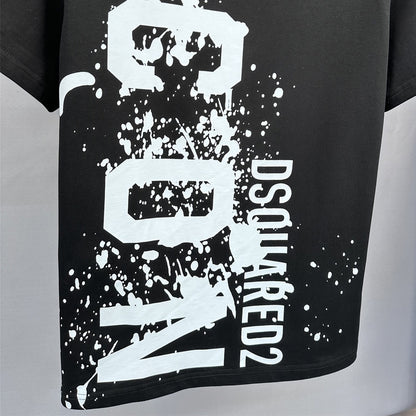 Dsquared2 ICON Paint Logo Cotton T-shirt