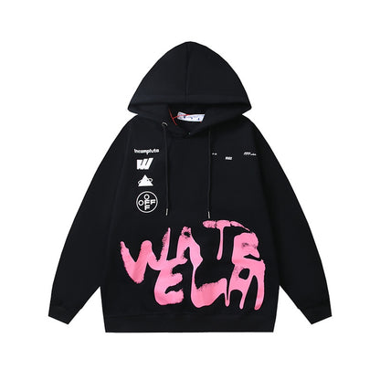 OFF Logo Print Hoodie