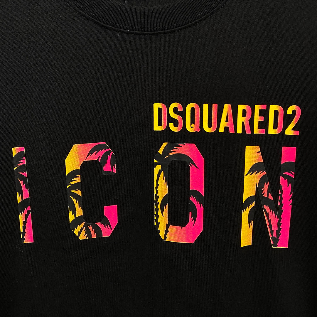 Dsquared2 Coconut Tree ICON Cotton T-shirt