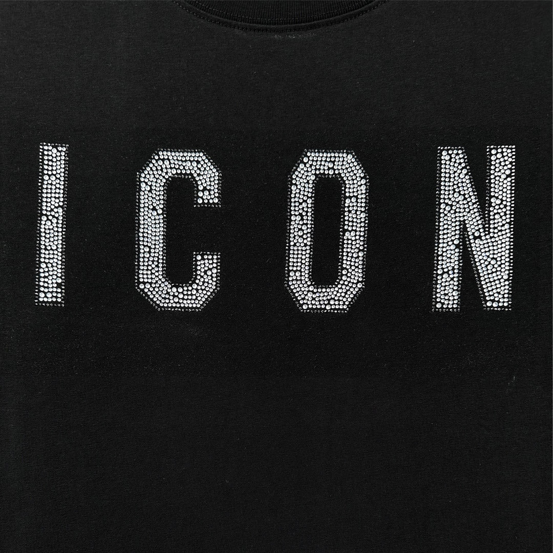 Dsquared2 Crystal ICON Cotton T-shirt