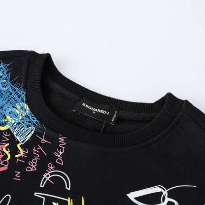Dsquared2 Graffiti Cotton Sweatshirt