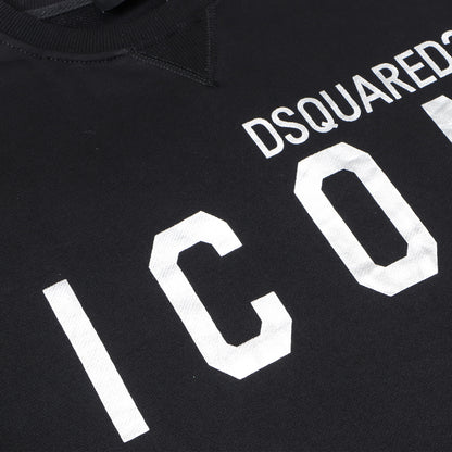 Dsquared2 Silver ICON Cotton Sweatshirt