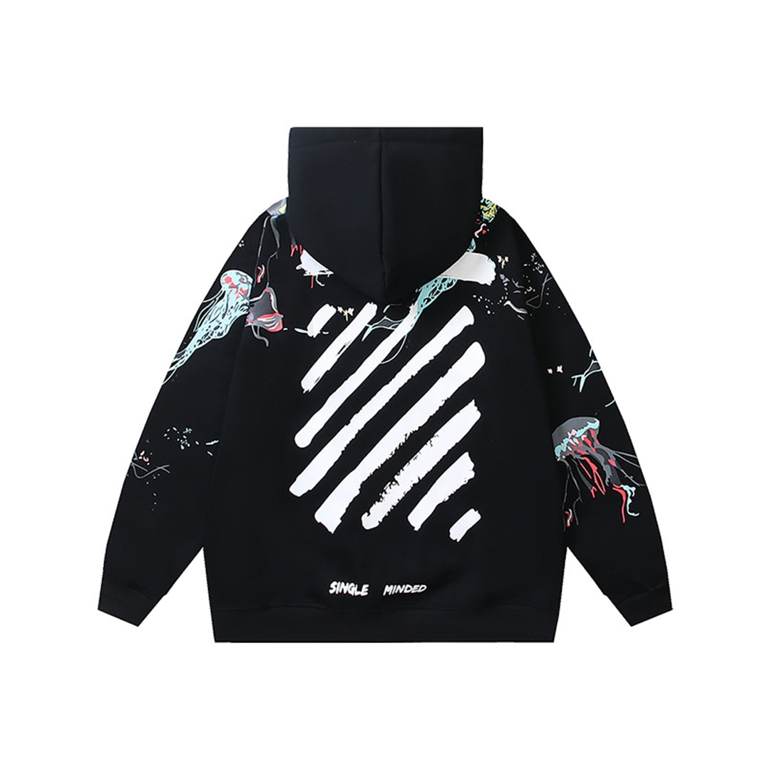 OFF Logo Print Hoodie