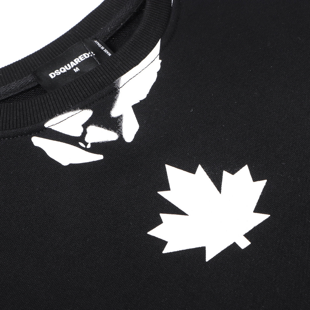 Dsquared2 Maple Leaf Cotton Sweatshirt