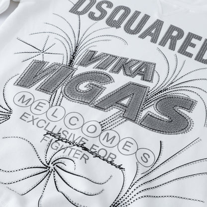 Dsquared2 Crystal Vigas Cotton Sweatshirt