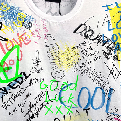 Dsquared2 Graffiti Cotton T-shirt
