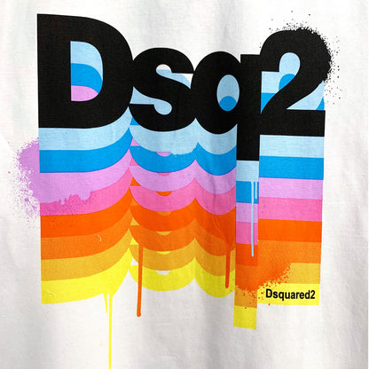 Dsquared2 Color Paint DSQ2 Cotton T-shirt