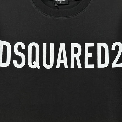 Dsquared2 Logo Black/White Cotton T-shirt