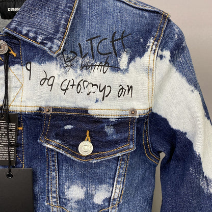Dsquared2 Graffiti Denim Jacket