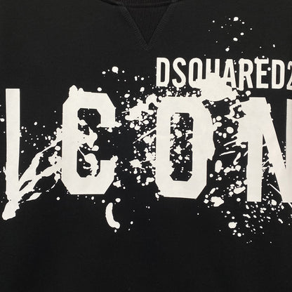 Dsquared2 Paint ICON Cotton Sweatshirt