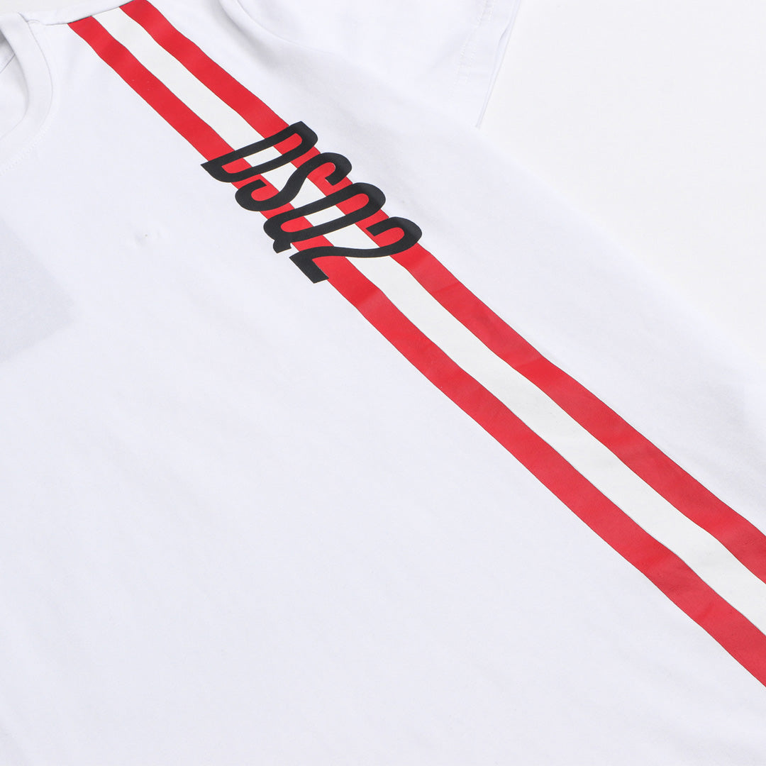 Dsquared2 DSQ2 Stripes Cotton T-shirt